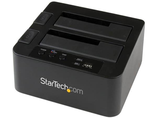 Base USB 3.0 y eSATA Copiadora de Unidades de Disco SATA con Clonador Autónomo SATA de 6Gbps para Copiado de Alta Velocidad.