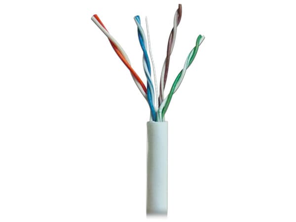 Bobina de Cable Cat5e (UTP) Caja con 100 m, Blanco