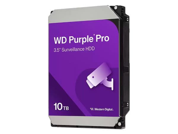 Disco Duro Western Digital WD Purple Pro de 10TB, 7200RPM, 3.5", SATA III (6GB/s).