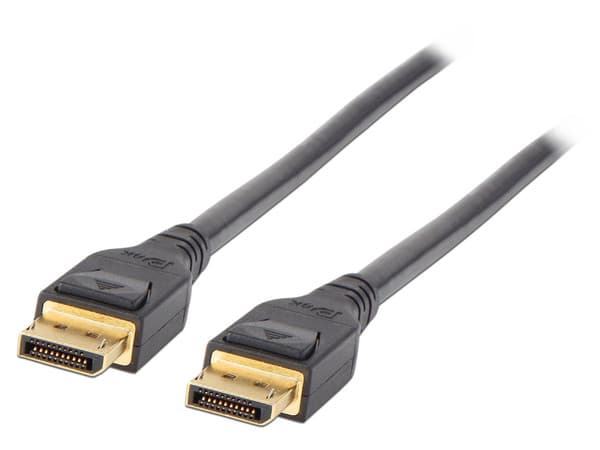 Cable de video DisplayPort Macho a Macho StarTech, 2m, Certificado VESA, con sistema de bloqueo.