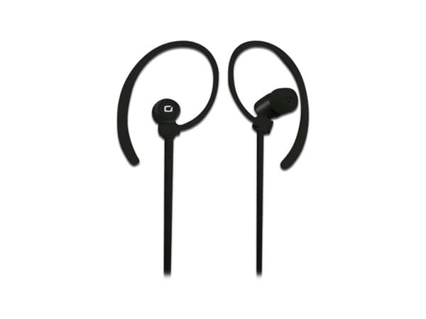 Audífonos alámbricos MobieFree Sport, 3.5mm, Color Negro.