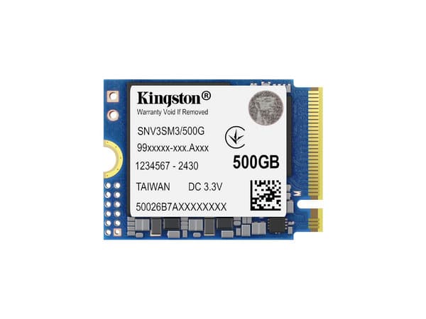 Unidad de Estado Sólido Kingston SNV3SM3 de 500GB, M.2 NVMe PCIe 4.0.