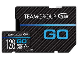 Memoria TEAMGROUP GO MicroSDXC UHS-I U3 de 128 GB, Clase 3, incluye adaptador SD. - imagen 1