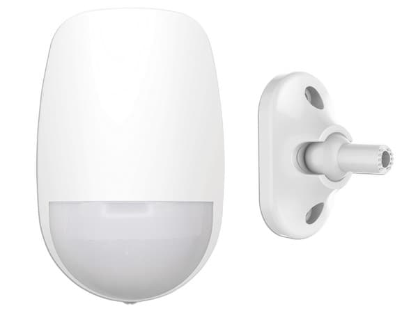 Detector PIR Hikvision DS-PDD12P-EG2/UB de doble tecnología PIR y Microondas, Detección de 12 m, inmunidad a Mascotas de hasta 10 Kg. Color Blanco