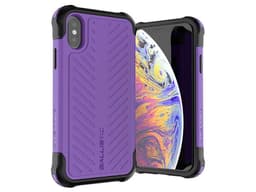 Funda protectora de uso rudo Ballistic Tough Jacket para iPhone X / Xs. Color Morado. - imagen 1