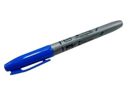 Marcador Permanente Nextep NE-072 de punta fina 2.0 mm, color azul. Paquete con 12 piezas - imagen 1