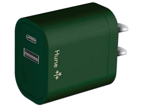 Cargador de Pared Hune AT-ACC-WA-061, Carga Rápida USB-C y USB-A.
