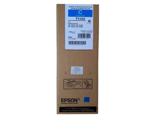 Bolsa de tinta Epson T11A220-AL, Color Cian.