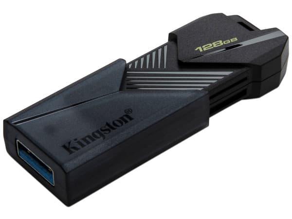 Unidad Flash USB 3.2 Gen 1 Kingston DataTraveler Exodia Onyx de 128GB. Color Negro.