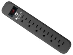 Supresor de picos Koblenz SS-420 C, 6 contactos aterrizados, 420 joules, 10A. Color negro. - imagen 2