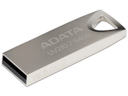 Unidad Flash USB 2.0 ADATA UV210 de 64GB. Color Metálico. - imagen 1