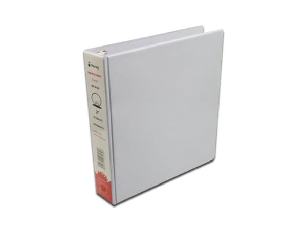 Carpeta de Vinil Nextep NE-013D, Tamaño Carta, Aro tipo O de 1.5", hasta 300 hojas. Color Blanco.
