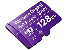 Memoria Western Digital Purple QD101 MicroSDXC de 128GB, Clase 10, Especializada para Videovigilancia. - imagen 2