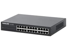 Switch Intellinet Network 561273, 24 puertos RJ-45 10/100/1000 Mbps, Color Negro. - imagen 1