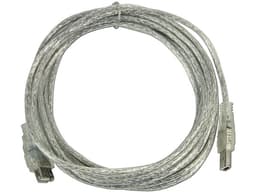 Extensión de cable USB 2.0, A macho / A hembra, 4.5m, Plata. - imagen 2