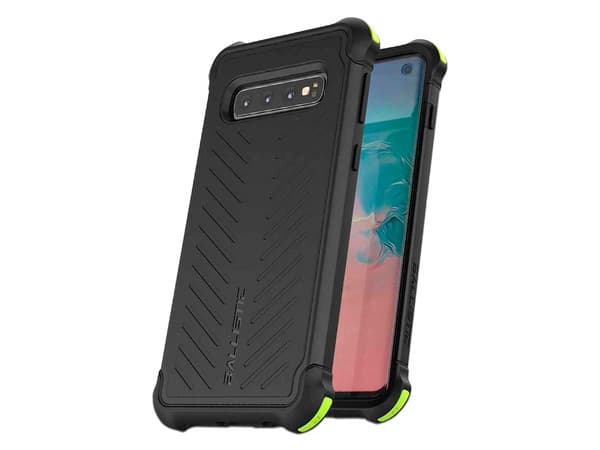 Funda de Uso Rudo Ballistic TJ para Samsung Galaxy S10. Color Negro.