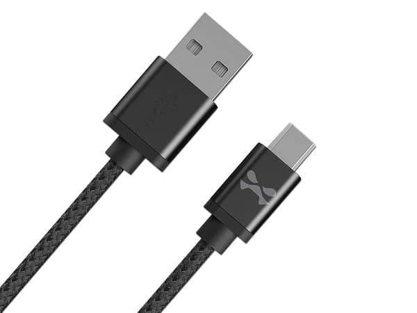 Cable USB GHOSTEK USB-A a Micro USB, 1.8m. Color Negro.