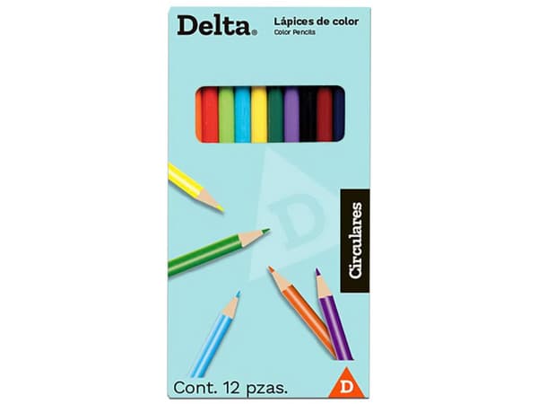 Lapices de Colores Barrilito 7592, 12 Piezas, Colores Diversos.