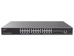 Switch Capa 3 PoE Plus Administrable con 24 puertos 10 100 1000 Mbps y 4 puertos SFP Plus de 10 Gigabits. Potencia PoE hasta 360W. Compatible con GWN Cloud. - imagen 1