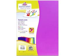 Papel cortado Eurocolors EC0009 tamaño Carta, 100 piezas. Color Morado. - imagen 2