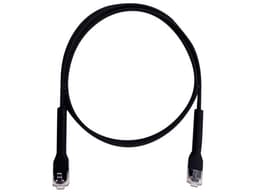 Cable de parcheo Ultra Slim LinkedPro LP-PSLIM-1BK, Longitud 1m, Cat6, Color Negro. - imagen 1