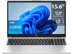 Laptop HP 250 G10: Procesador Intel Core i5 1334U (hasta 4.6 GHz), Memoria de 16GB DDR4, SSD de 1TB, Pantalla de 15.6" LED, Video UHD Graphics, S.O. Windows 11 Home (64 Bits). - imagen 1