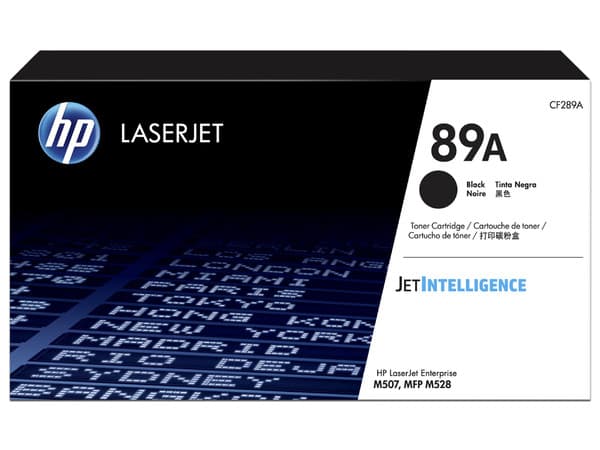 Tóner para impresora HP 89A Negro LaserJet Original (CF289A).