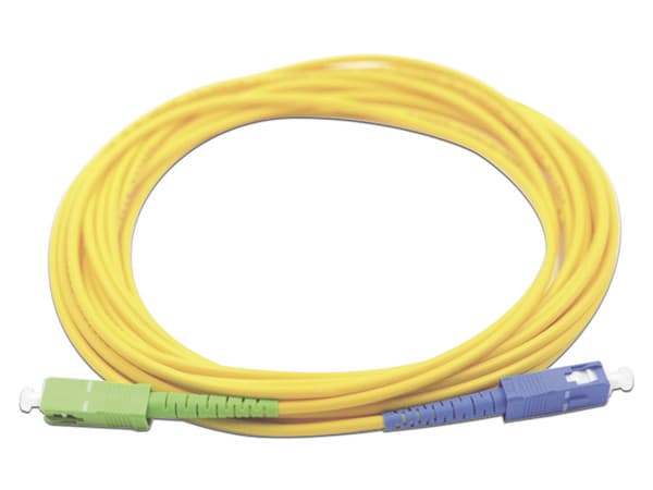 Jumper de Fibra Óptica Monomodo LinkedPro SC (M-M) de 3m. Color Amarillo.