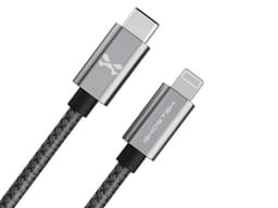 Cable de Datos GHOSTEK GHOCBL038 de Conector USB-C a Lightning, 1m. Color Negro. - imagen 2