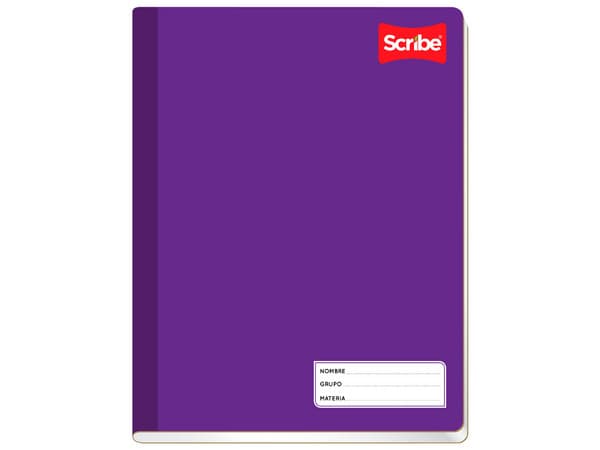 Cuaderno Scribe Clásico Raya 100 Hojas Confiabilidad Durabilidad Verde.