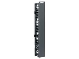 Organizador de cables vertical Panduit WMPVF45E para Rack Abierto de 45 Unidades. Color Negro - imagen 2