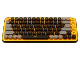 Teclado Mecánico inalámbrico Logitech POP Keys, Bluetooth. Color Amarillo. - imagen 1