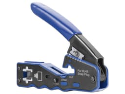 Pinza Epcom EP670 para corte y terminado de RJ-45. Color Negro/Azul - imagen 1