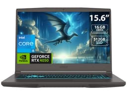 Laptop Gamer MSI Thin 15:CPU Intel Core i5 13420H (hasta 4.6 GHz),Memoria 16GB DDR4,SSD de 512GB,Pantalla de 15.6" LED, Full HD (1920x1080), 144Hz,Video NVIDIA GeForce RTX 4050 6GB GDDR6,S.O. Windows 11 Home,Teclado Retroiluminado en Inglés - imagen 1