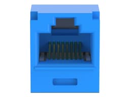 Conector Jack Panduit RJ-45 Cat6a, UTP. Color Azul. - imagen 2