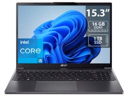 Laptop Acer Go 15:Procesador Intel Core i5 1334U (hasta 4.6 GHz),Memoria de 16GB DDR5,SSD de 1TB,Pantalla de 15.3" LED, WUXGA (1920x1200), Video UHD Graphics, S.O. Windows 11 Home.Teclado Versión en Inglés. - imagen 1