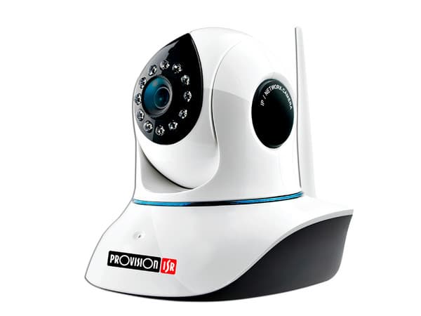 Cámara de vigilancia IP tipo domo Provision ISR, 1920 x 1080, 4MP, Wi-Fi.