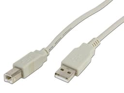 Cable Manhattan USB A macho/ B macho de 4.5 Mts. para Impresora y Escáner. - imagen 1