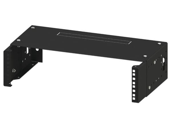Rack Abierto LinkedPro de Profundidad Ajustable (8" a 12") de 2.5 U. Color Negro.