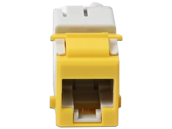 Jack Siemon UltraMAX Cat6, UTP, Tipo Keystone, Color Amarillo.