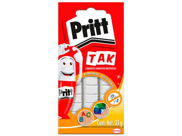 Cuadritos Adhesivos Multiusos Pritt Tak 1 Pza.