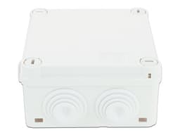 Caja Estanca de derivación Gewiss con sello de goma, Auto-extinguible, para exterior. Color Blanco. - imagen 2