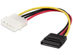 Cable Manhattan para disco duro SATA, 15 pines/4 pines Molex. - imagen 1