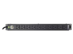 PDU Barra horizontal multicontacto LinkedPro HTCM-1U-10C con 10 salidas para montaje en rack de 19". Color Negro - imagen 2