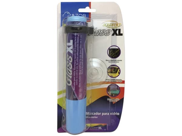 Marcador para vidrio AZOR Aquarelo Glass XL, Blíster, Color Azul, 1 pieza.