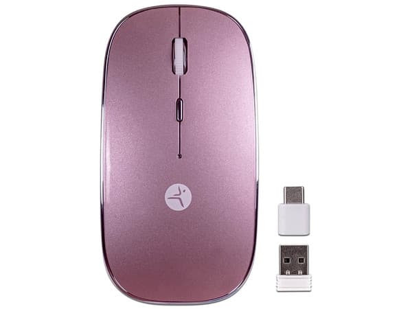 Mouse Inalambrico Techzone TZACMOI27, 2.4Ghz, Recargable, Hasta 1600 DPI. Color Negro