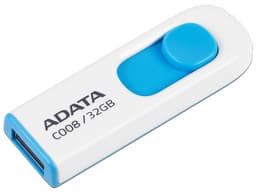 Unidad Flash USB 2.0 ADATA Classic C008 de 32GB. Color Blanco. - imagen 1