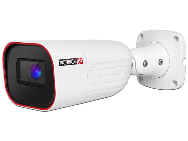 Cámara Tipo Bullet Provision ISR I6-320IPEN-MVF-V4 de 2MP, IR hasta 60M, Lente Motorizado Varifocal, PoE, DDA, IA, NDAA.