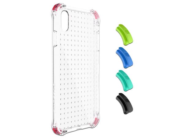 Funda BALLISTIC Jewel para iPhone XS, con 4 juegos de esquinas.