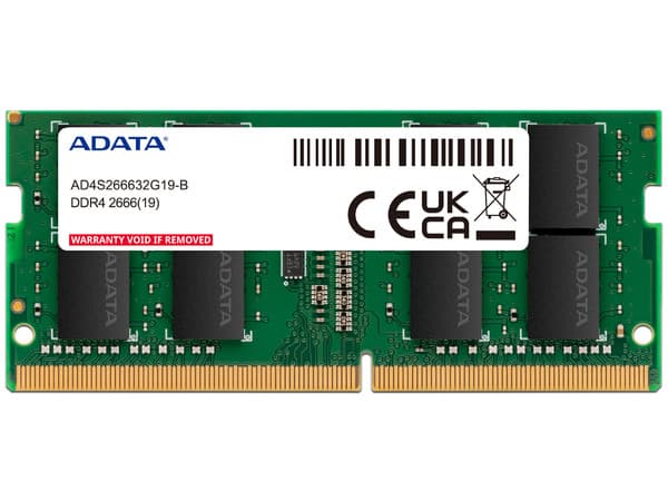 Memoria SODIMM ADATA Premier, DDR4 PC4-21300 (2666MHz), CL19, 8GB.